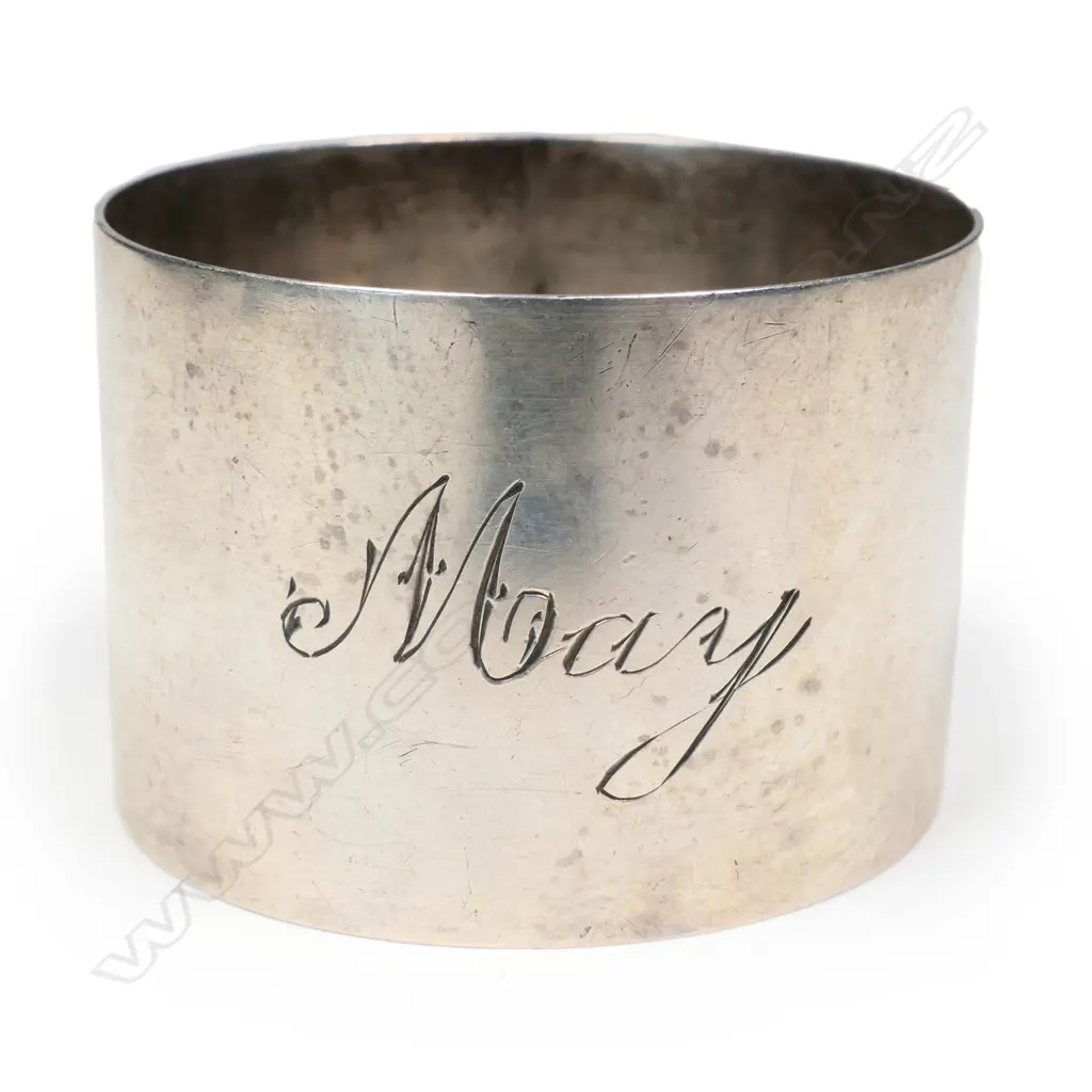 (John) Coventry (Dunedin) silver napkin ring, Image 1++
